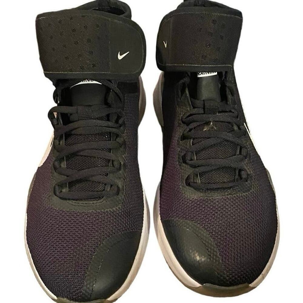 NIKE Women's Air Zoom High Tops w/ Hook & Loop, Black/White, Size 8 - Picture 7 of 9
